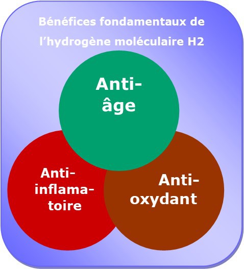 Eau Hydrogénée H2, hydrogène moléculaire - EcoGénèse.com