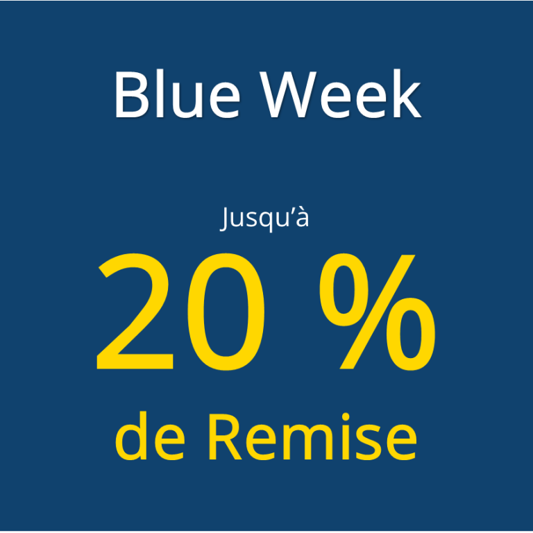 ECOGENESE: Blue Week, 20 % de remise ECOGENESE: Blue Week, 20 % de remise